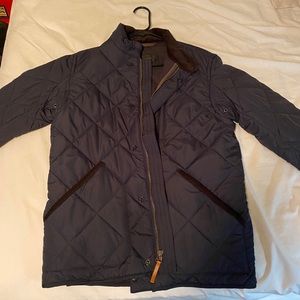 J.Crew Sussex Quilted Jacket Navy Blue Size Small